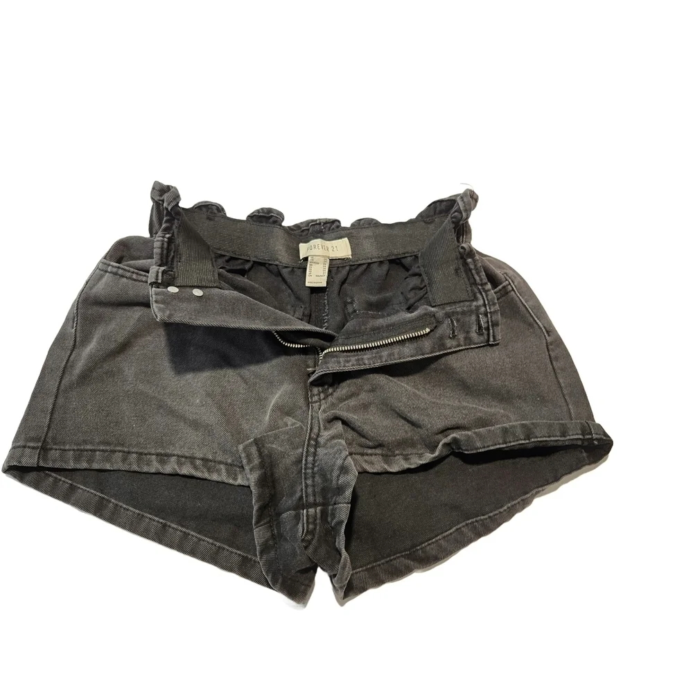 Forever 21 Charcoal Denim Shorts (New)